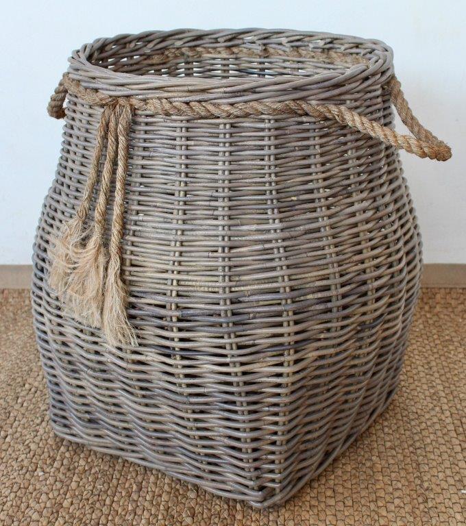 Large Rattan Round Basket